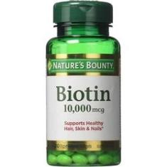 Imagem de Biotina 10000mcg (120 Caps Softgels) - Natures Bounty
