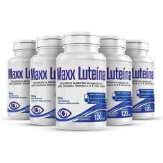Imagem de Maxx Luteina 5X 120 Cápsulas Zeaxantina Vitamina A C E Zn Cu
