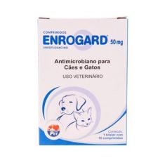 Imagem de Antimicrobiano Labgard Enrogard 50 Mg Para Cães E Gatos Até 20 Kg - 10 Comprimidos