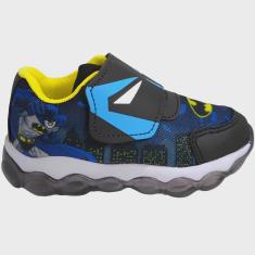 Imagem de Tênis Luz Infantil Menino Casual Com Led Calce Fácil Mini Pé Mp-2205