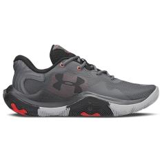 Imagem de TENIS UNDER ARMOUR BASQUETE BUZZER CINZA E AMARELO 44-Masculino