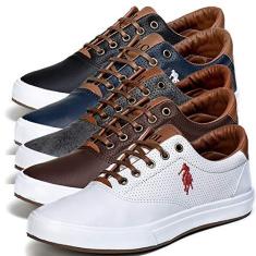 Imagem de Kit 5 Tenis Masculino Da Polo Open Original