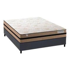 Imagem de Cama Box Casal: Colchão Molas Masterpocket Ensacadas Plumatex   Smart