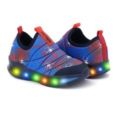 Imagem de Tenis Novopé 30001272 2617 Led Aranha Teia Calce Fácil-Masculino