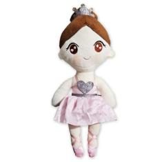 Imagem de Boneca Pelúcia Bailarina Média Linda Sonhos Brilho Fofa - Cosmo Kids