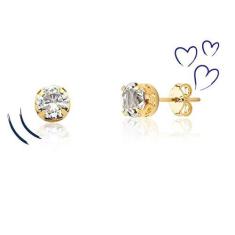 Imagem de Brinco Solitaire Revestido em Ouro