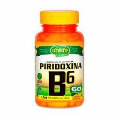 Imagem de Vitamina B6 Piridoxina Unilife 60 Cápsulas De 500mg