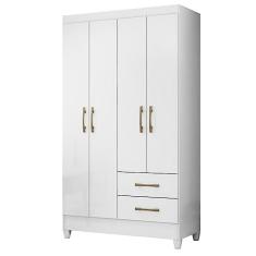 Imagem de Guarda Roupa 4 Portas Chile Branco 952440 Moval