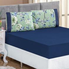 Imagem de Jogo De Cama Micropercal 200 Fios Naturale Solteiro 02 Peças Flower