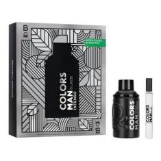 Imagem de Kit Perfume Masculino Banderas Colors Man Black - Intenso Eau de Parfu