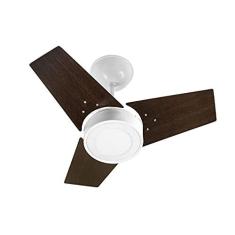 Imagem de Ventilador de Teto FIT LED Venti-Delta Branco/Tb 110V+Controle