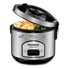 Imagem de Panela De Arroz Elétrica Mondial Inox Pratic 6i 220v PE-43-6X