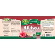 Imagem de Kit 2 Hibisco Com Gengibre 180 Comprimidos Unilife