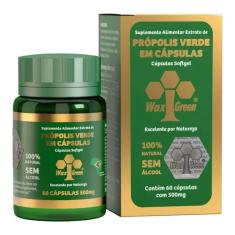 Imagem de Própolis Verde 86% 60 Cápsulas 500mg - Wax Green