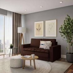 Imagem de sofá 3 lugares retrátil nion suede marrom 180 cm