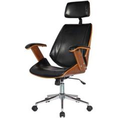 Imagem de Cadeira Office Lisboa Pu Com Encosto Várias Cores - Rivatti