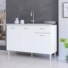 Imagem de Balcão De Cozinha 3 Portas 1 Gaveta A434 Poquema