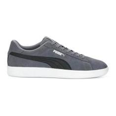 Imagem de PUMA Tênis masculino Smash 3.0 com cadarço casual - cinza, Cinza, 39