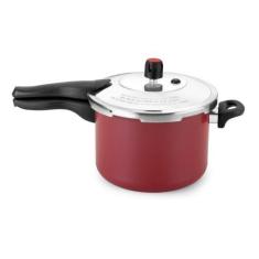 Imagem de Panela De Pressão Fechamento Externo Antiaderente 4,5l - Manolar, Verm