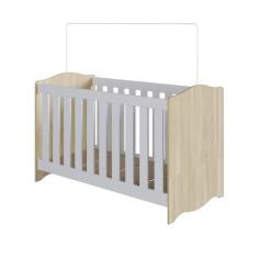 Imagem de Berço Infantil Cama 3 em 1 Multifuncional com Colchão, Regulagem de Al
