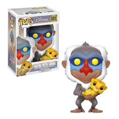 Imagem de Boneco Colecionável Funko Pop! Disney O Rei Leão  Rafiki C/ Simba 301 