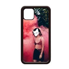 Imagem de Capa Pink Fog Head Girl Florestal Science Nature Scenery para iPhone 11 Pro Max para Apple Mobile Case