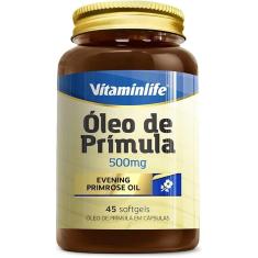 Imagem de Óleo de Prímula 500mg VitaminLife Evening Primrose Oil 45 Cápsulas
