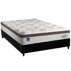 Imagem de Cama Box Casal: Colchão Molas Ensacadas Plumatex Masterpocket  Persona
