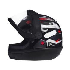 Imagem de Capacete de Moto Fechado San Marino - GRAFIC Preto Tamanho 56 - Taurus