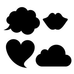 Imagem de Adesivo de Parede Lousa Love Think