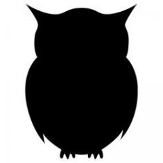 Imagem de Adesivo de Parede Lousa Coruja