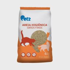 Imagem de Areia Higiênica Petz Grãos Finos para Gatos - 4kg