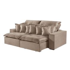 Imagem de Sofá 4 Lugares Retrátil e Reclinável M-144 Veludo Martins