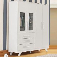 Imagem de Guarda Roupa Retrô 4 Portas - Móveis Peroba