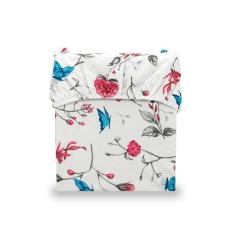 Imagem de Lençol Super King Com Elástico Estampado Percal 180 Fios (HIBISCO)