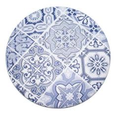 Imagem de Kit 3 Estofados Assento Para Banqueta Estampado 32cm material sintétic