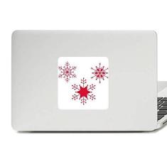 Imagem de Adesivo de vinil para laptop com floco de neve de Natal e decoração de policarbonato