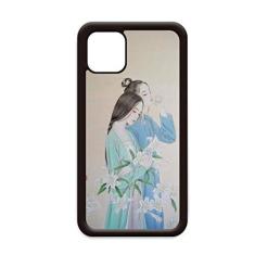 Imagem de Lily Flower Beauty Pintura chinesa para iPhone 12 Pro Max Capa para Apple Mini Mobile Case