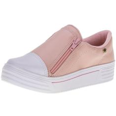 Imagem de Tênis Infantil Feminino Slip On Pink Cats - V2781