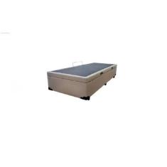 Imagem de Cama Box Baú Solteirão King Blindado Linhão Bege  203X96x44 Cm - Imper