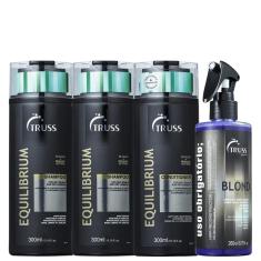 Imagem de Kit TRUSS Equilibrium & Uso Obrigatório Blond Combo (4 Produtos)