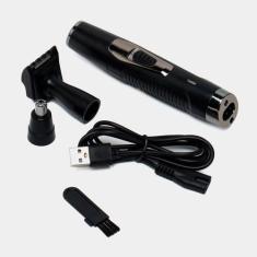Imagem de Máquina 2 em 1 Bivolt Para Remover Pelos Barba Bigode E Nariz - GENZO