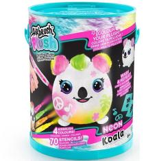 Imagem de Airbrush Pelucia NA Lata Neon Koala FUN F0167-0