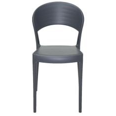 Imagem de Cadeira Tramontina Sissi Encosto Fechado Grafite