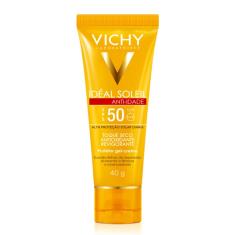 Imagem de Protetor Solar Facial Vichy Idéal Soleil Anti-Idade Toque Seco FPS 50 com 40g 40g