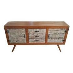 Imagem de Buffet Rústico Retrô Chicago em Madeira de Demolição - Cód 2351