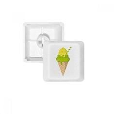 Imagem de Kit de atualização de teclado mecânico PBT para picolés com cones de sorvete Green Matcha