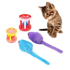 Imagem de Kit Brinquedos para Gatos 4 Peças