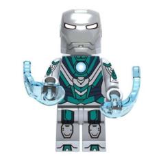 Imagem de Boneco Blocos De Montar Homem De Ferro Armadura Mark Mk31 - Mega Block