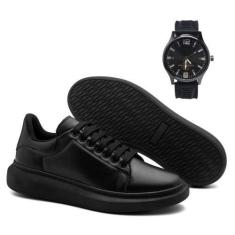 Imagem de Tenis Casual Masculino Sola Alta Oversize Plataforma Ajuste Em Cadarço